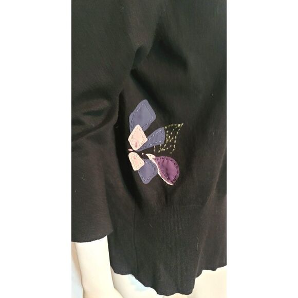 J. Jill Embroidered Cardigan - Size MP - Picture 8 of 11